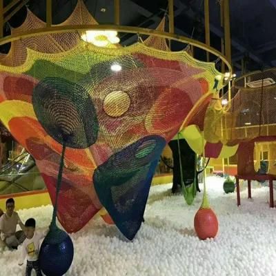 Indoor Powerless Rainbow Rope Net Climbing Children&prime;s Paradise Non-Standard Amusement Equipment Combination