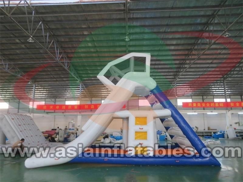 Floating Inflatable Water Park Slide Water Trampoline Slide