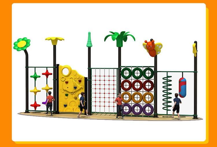Wholesale Metal Pipe Rope Net Panel Indoor Climbing Wall Baby Gym Structure for Schools