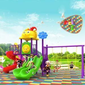 Unique Cartoon Kids Plastic Slide and Swing Combination Set (BBE-A52)