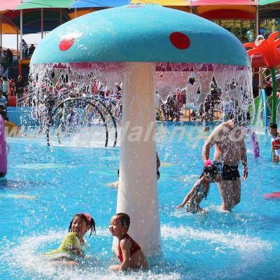 Water Spray Fiberglass Raining Mushroom