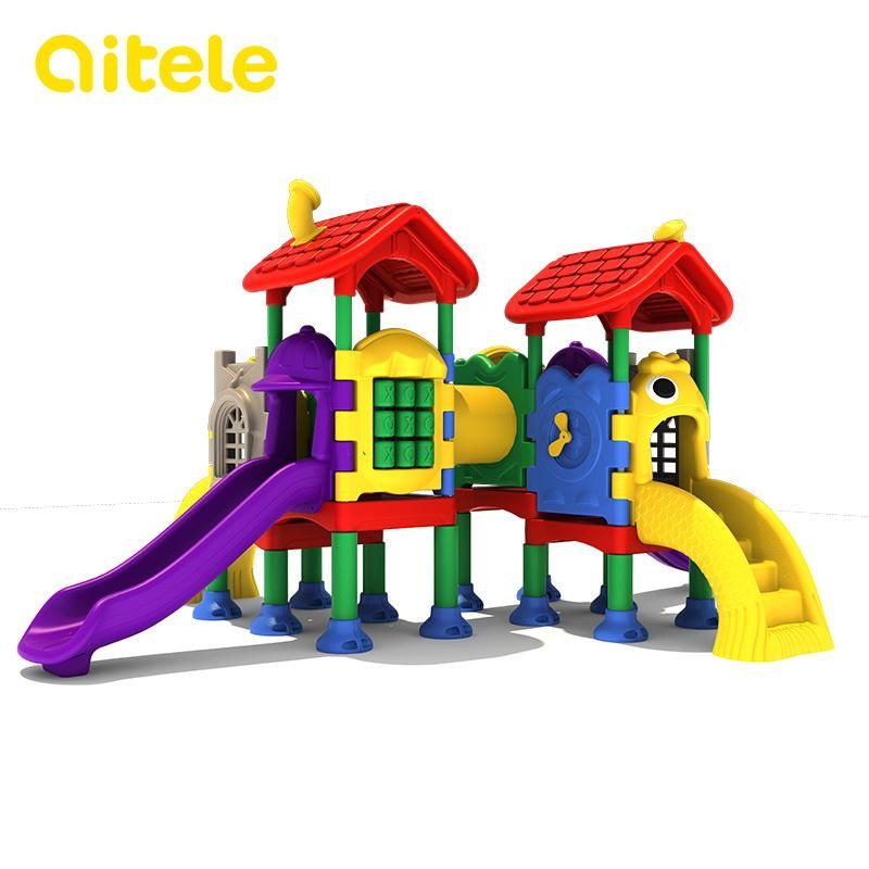 Qitele Outdoor Playground Kidscenter Plastic Children Indoor Playground (KID-22201, CD-07X)