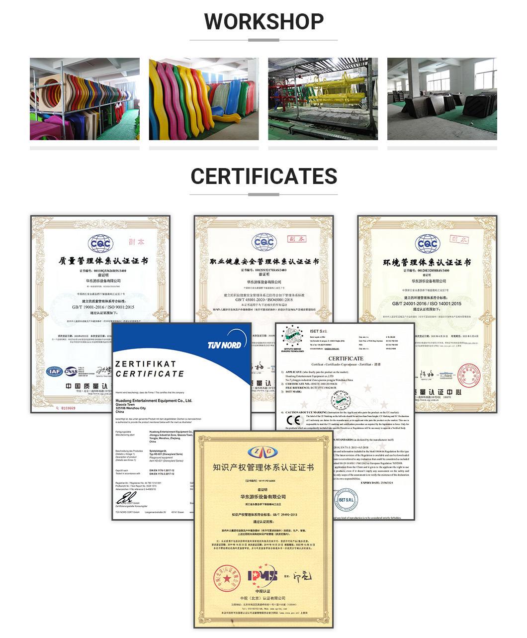 Children Kids Outdoor Playground with TUV-GSCEEn 1176SGSISO9001ISO14001 Certificate