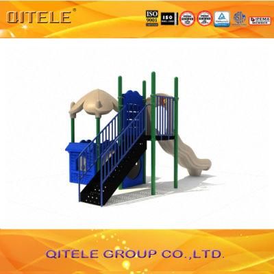 2016 Qitele Outdoor Playground Equipment with Play House