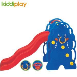 Child Play Center Plastic Swing and Slide Indoor Playground