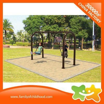 Clean Sense Style Amusement Equipment Double Swings for Children
