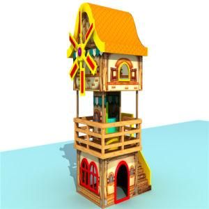 Child Play Centre Wooden Slide Indoor Playground