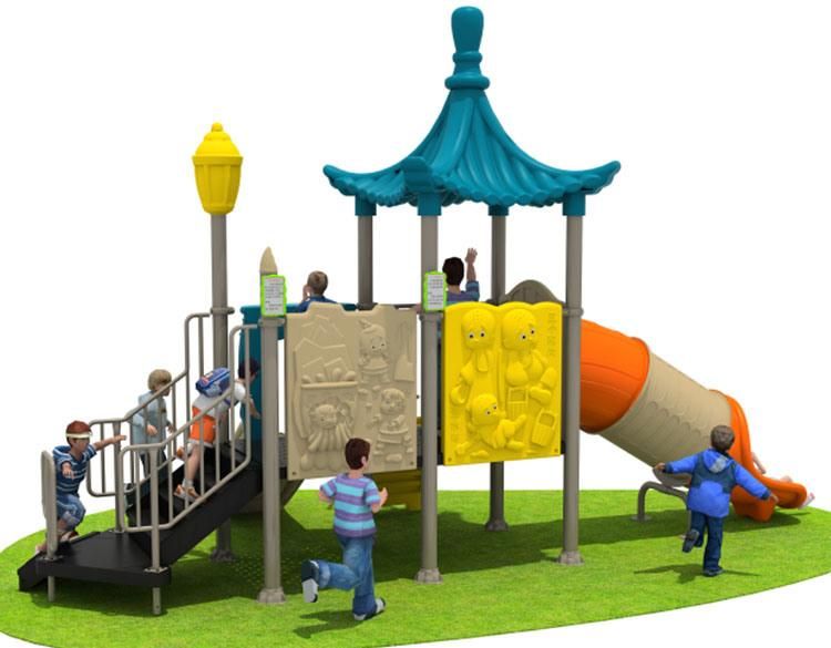 Hot Sell High Quality Children Slide Outdoor Playground Equipment, Ladder Plastic Slide