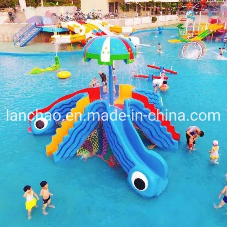 New Product Mini Octopus Slide for Water Theme Park