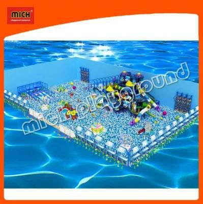 Ball Pool with Larger Slide of Indoor Soft Playground for Kids