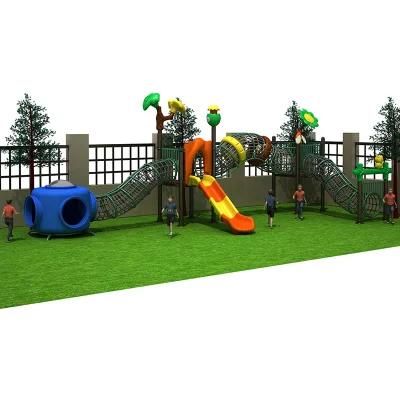 Children Outdoor Climbing Nets Rope Structures Plastic Slides for Adult and Kids
