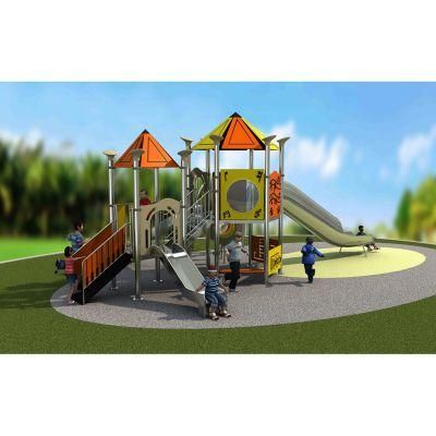Wonderful Customized Outdoor Stainless Steel Slide Series Kids Playground Equipment