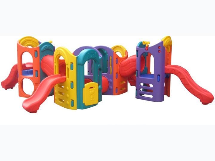 Children Outdoor Plastic Slide Sets Backyard Kids Amusement Park