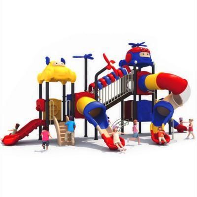 Custom Square Outdoor Playground Equipment Kids Amusement Park Slide