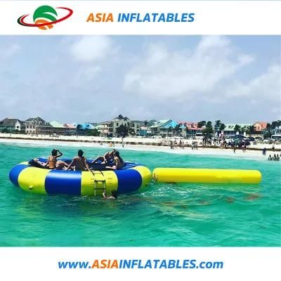 Adult Lake Play Equipment, Floating Inflatable Water Trampoline for Water Sports