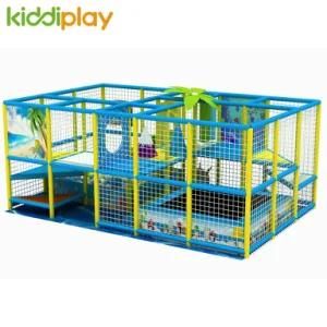 Indoor Playground Kids with a Small Trampoline