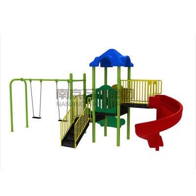 Wandeplay Amusement Park Children Outdoor Playground Equipment with Swing