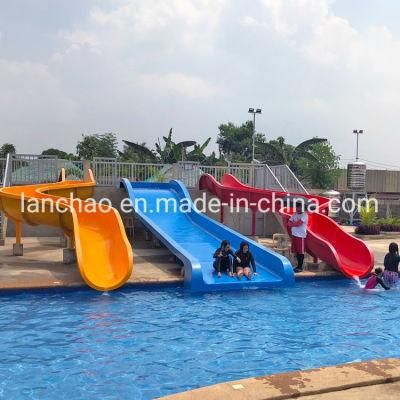 Water Park Playground Fiberglass Equipment Pool Slide for Kids