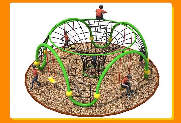 Outdoor Expansion Climbing Rope Net Playground Drilling Hole Fitness Equipment for Children