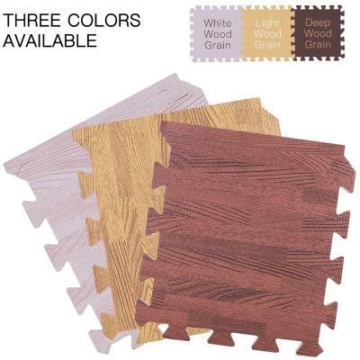 Non-Toxic EVA Foam Wooden Grain Floor Mat