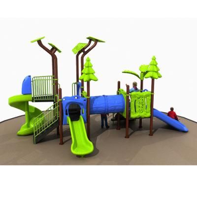 Kids Outdoor Plastic School Wholesale Playground Slide Amusement Equipment