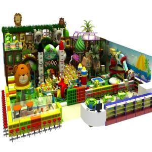 Medium Size Forest Themed Children&prime;s Playground with Slides for Parks