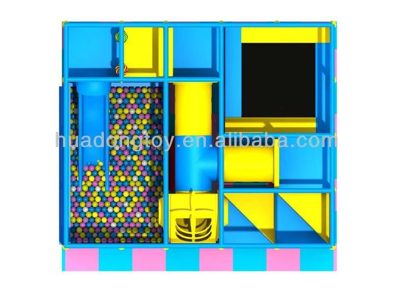 Fast-Food Restaurant Children Play Area Indoor Playground