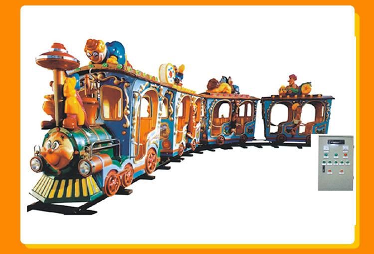 Antique Wood Popular Amusement Rides on Track Electric Car Shopping Mall Train (KL6017)