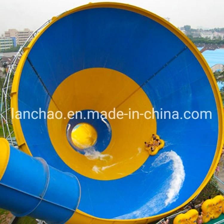 Outdoor Giant Trumpet Water Slide for Aqua Park