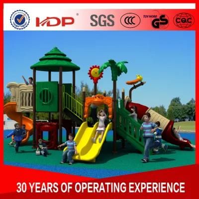 Classical Style Children Outdoor Playground Equipment Plastic Slide