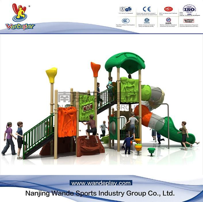New Product Outdoor Playground Tree House Equipment with Slides
