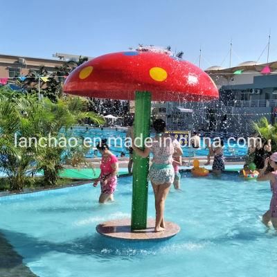 Water Park Muchroom Spray Fiberglass Splash Equipment