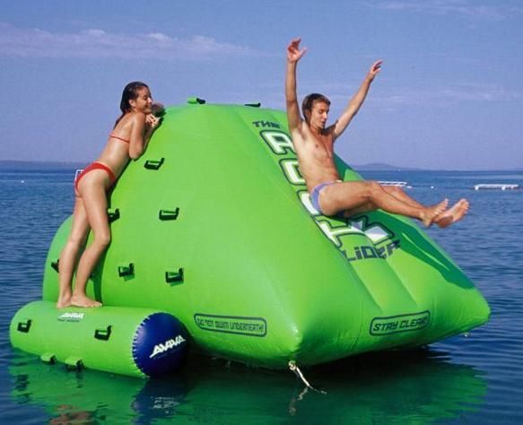 Floating Inflatable Water Game Climbing Iceberg Toys for Pool or Lake