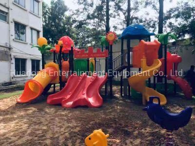 Kids Outdoor Playground Plastic Slide for Amusement Park Attractive Naughty Zone Equipment Play for Supermarket