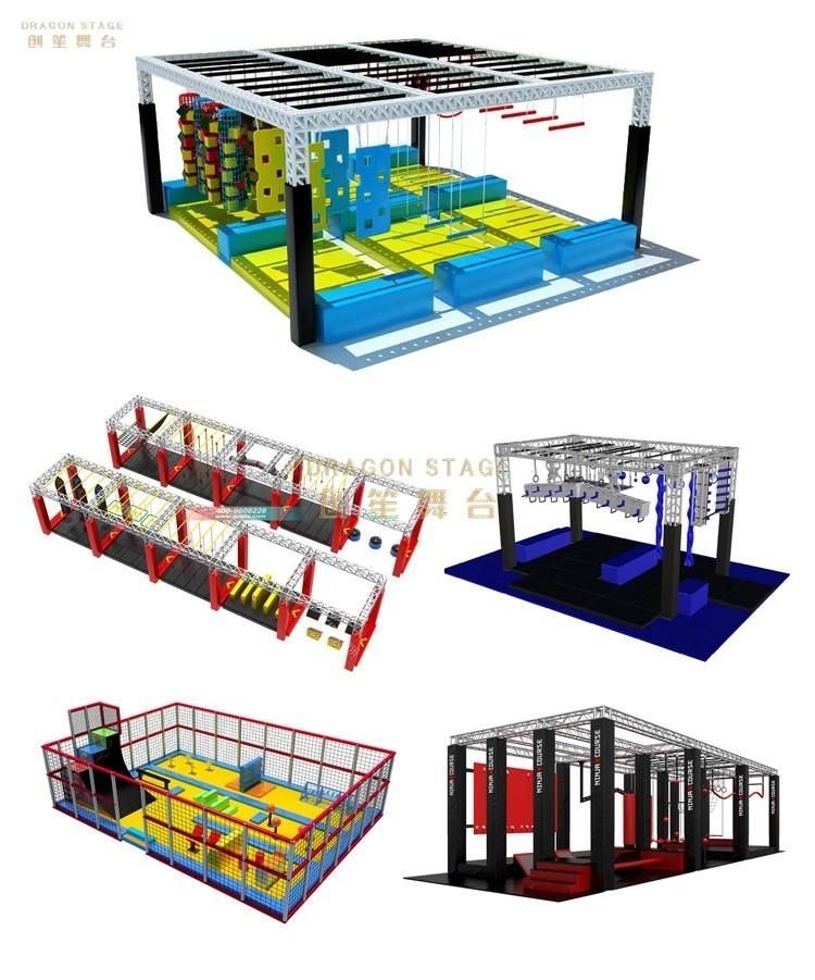 Aluminum Truss System for American Ninja Warrior Course Adult and Kids Gym Adventure Play Equipment Ninja Warrior Playground