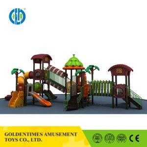 Newest Funny Soft Plastic Outdoor Forest Series Slide Playground Equipment