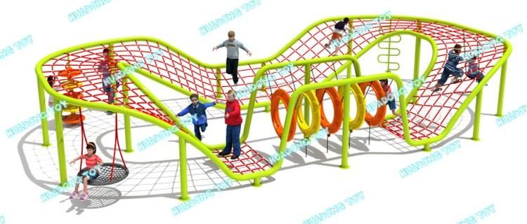 Large Outdoor Playground Rope Climbing Net