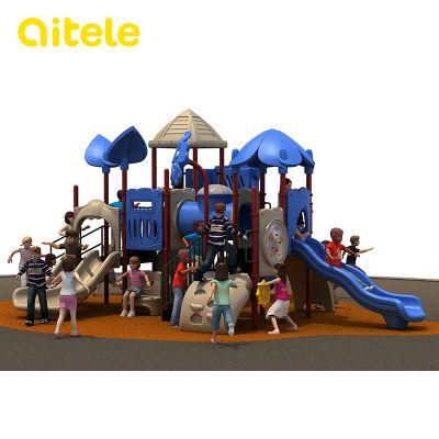 Qitele Outdoor Playground Equipment with Plastic Slide (KSII-19701)
