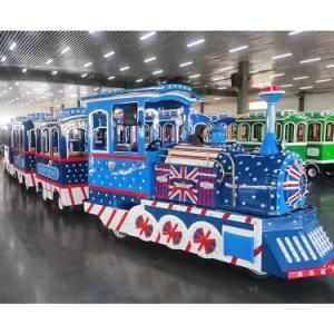 Amusement Park Kiddie Electric Mini Trackless Train Ride for Sale