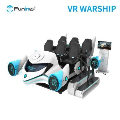 9d Vr Arcade Vr Warship with 6 Seats 9d Movies