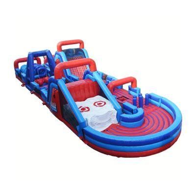 Funny Large Inflatable Bounce Combo Obstacle Course Inflatable Obstacle