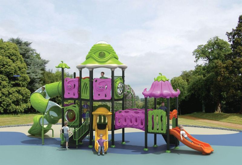 Residential Playground Equipment Placstic Slide Playground Outdoor Play Surface (TY-70162)