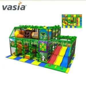 Shopping Mall Center Jungle Theme Kids Big Slide Indoor Playground