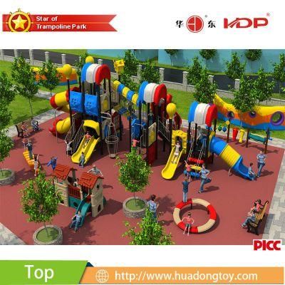 Hot Sale Kids Outdoor Playground with Plastic Slide