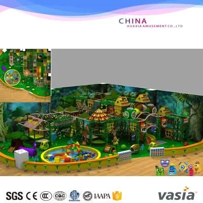 Jungle Theme Commercial Kids Indoor Jungle Gym Playground
