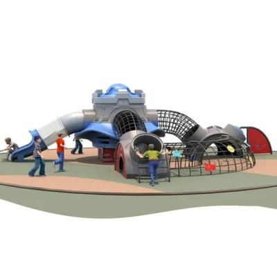 Community Park Slide Climbing Adventure Equipment Outdoor Kids Playground Ym44
