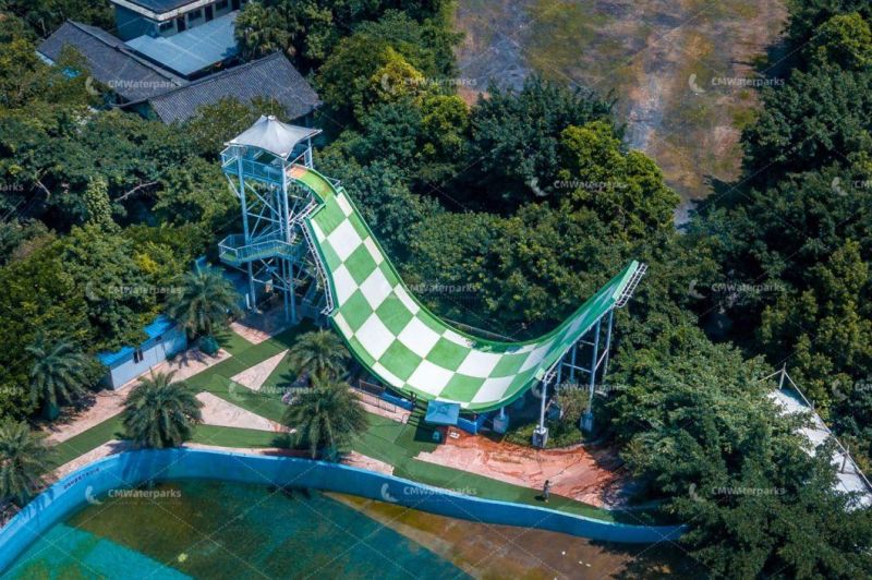 Customized Fiberglass Water Slide Water Park Equipment Xianzhizhujian Tea Waterpark