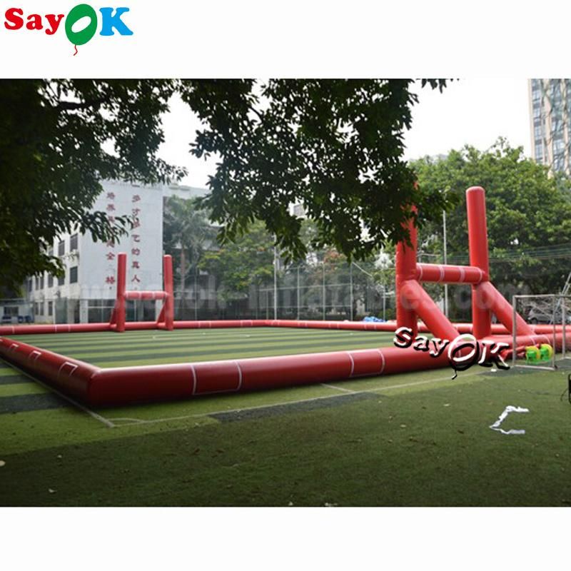 Outdoor Sports Game Air Sealed Inflatable Rugby Pitch