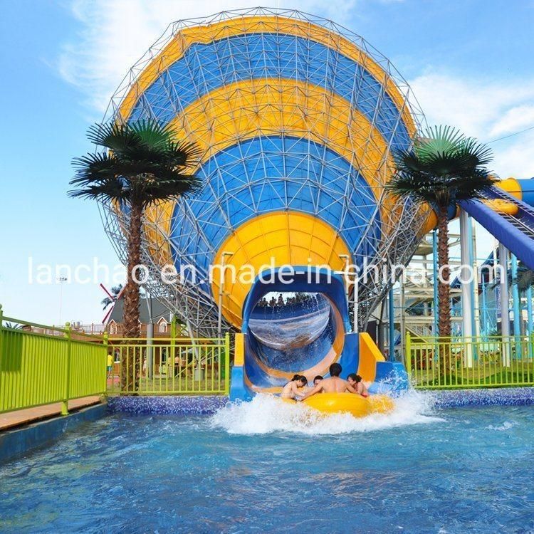 Amusement Water Park Equipment Fiberglass Big Water Slide