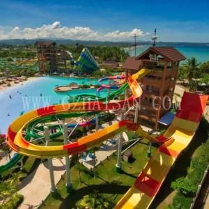 Popular Swimming Pool Tube Slide for Sale Best Big Slide Equipments Boomerang Water Slide in China
